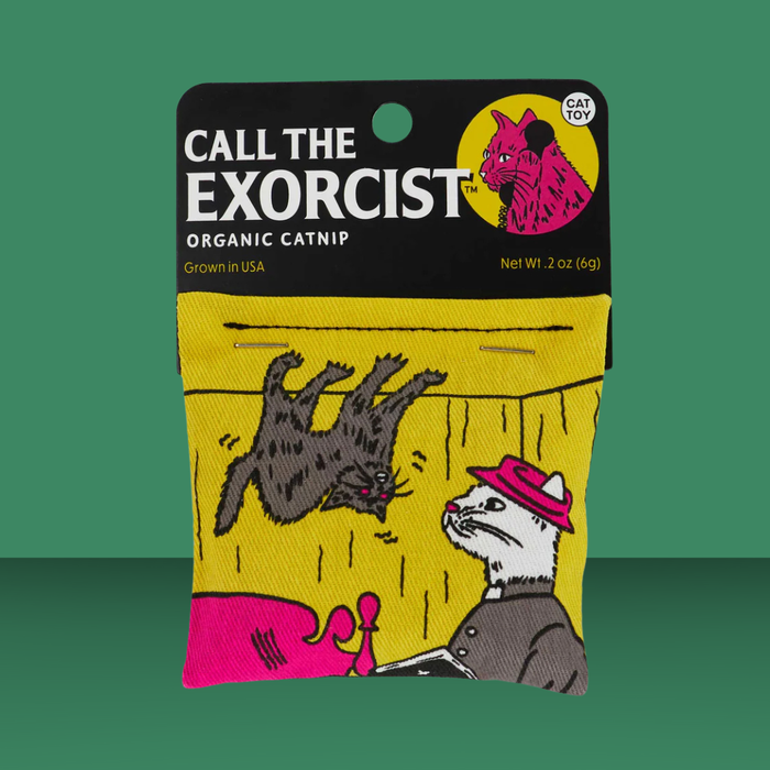 Blue Q Catnip Pillow Call the Exorcist
