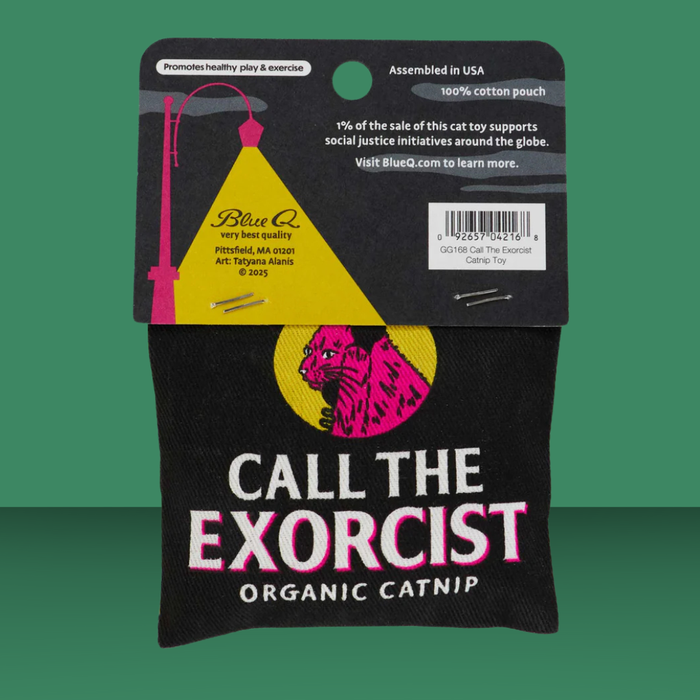 Blue Q Catnip Pillow Call the Exorcist