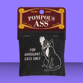 Blue Q Catnip Pillow Pompous Ass