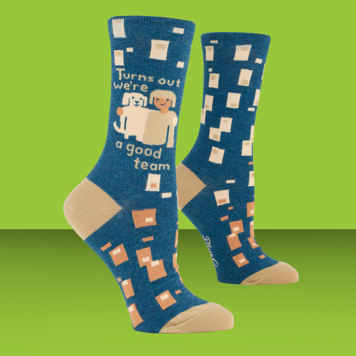 Blue Q Socks Turns Out We're a Good Team