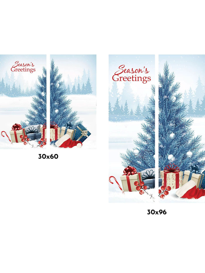 Blue Spruce Double Vinyl Banner Set Dekra-Lite
