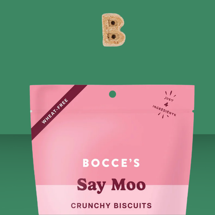 Bocce's Bakery Everyday Biscuits Say Moooo 5oz