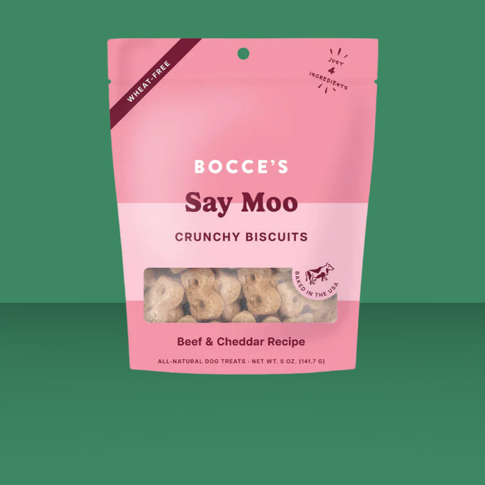 Bocce's Bakery Everyday Biscuits Say Moooo 5oz