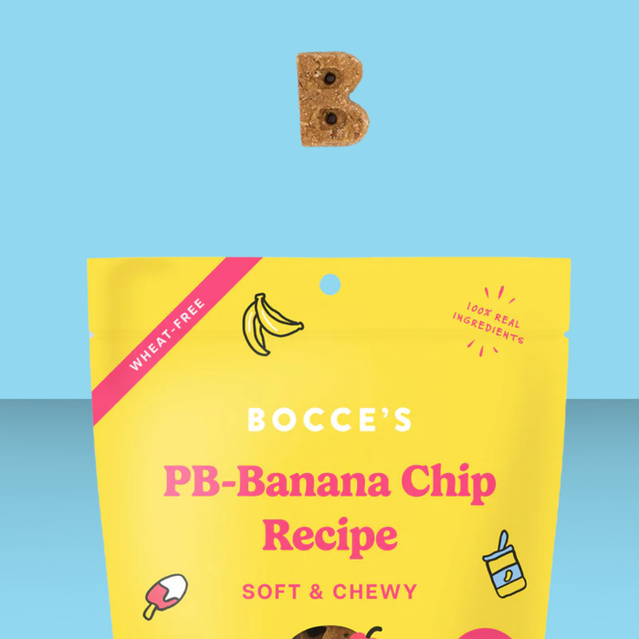Bocce's Bakery Soft & Chewy PB & Banana Chip 6oz