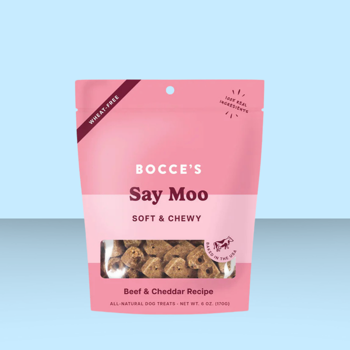 Bocce's Bakery Soft & Chewy Say Moo 6oz