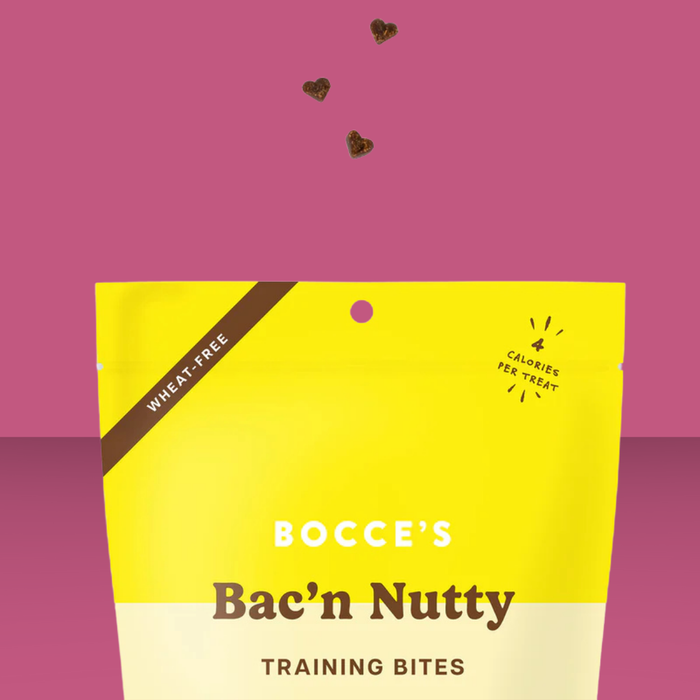 Bocce's Bakery Training Bites Bac'N Nutty 6oz