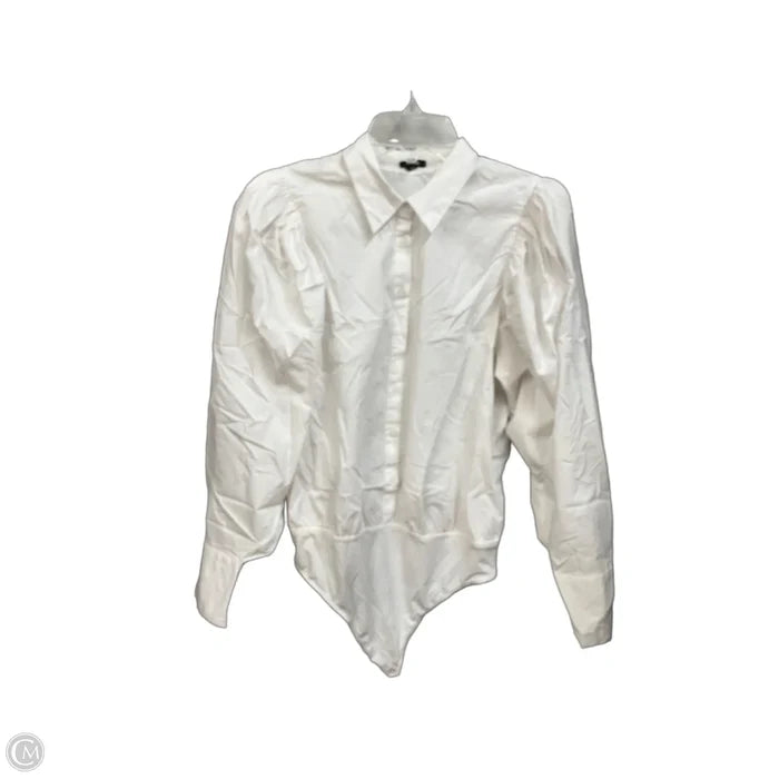 Bodysuit By Express In White, Size: M