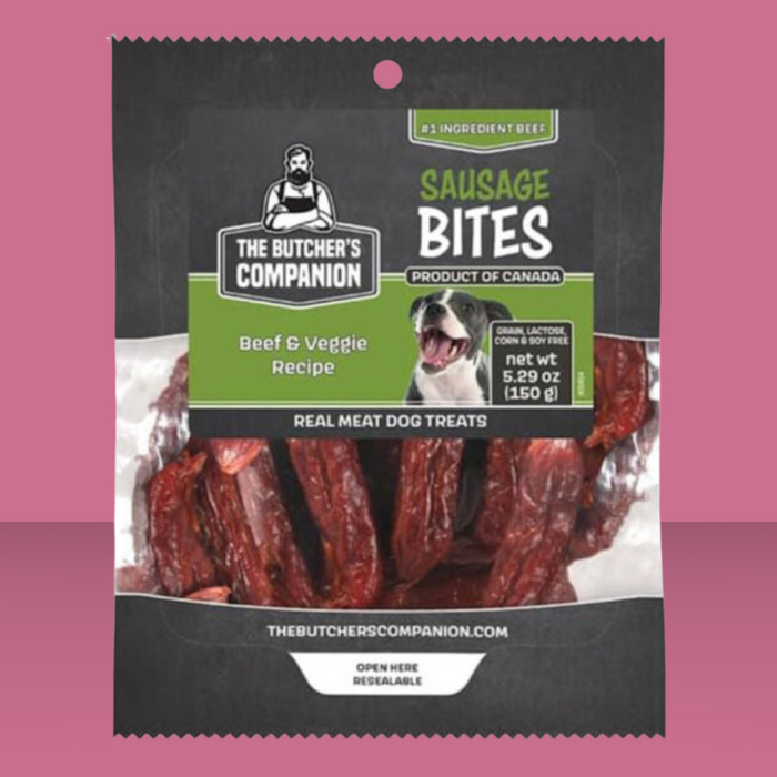 Butcher's Companion Sausage Bites Beef & Vegetable 5.3oz