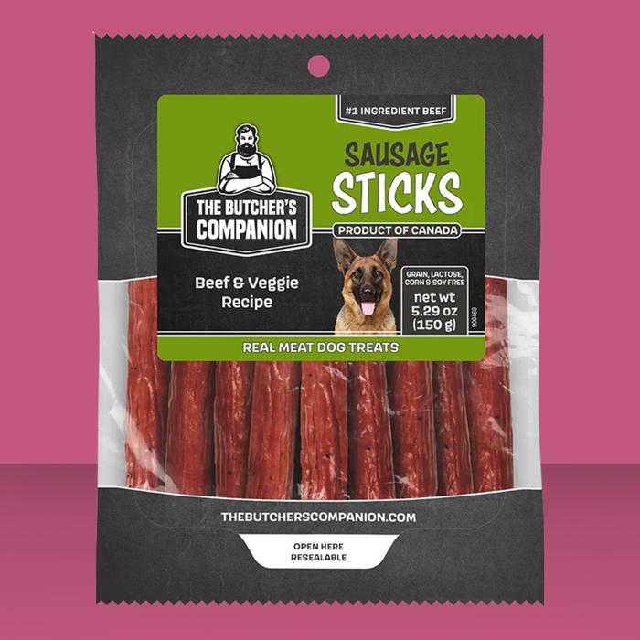 Butcher's Companion Sausage Sticks Beef & Vegetable 5.3oz