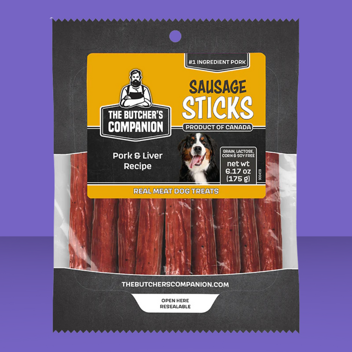 Butcher's Companion Sausage Sticks Pork & Liver 6.2oz