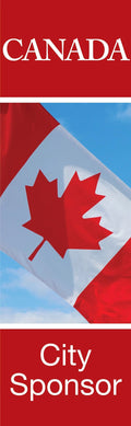 Dekra-Lite - 30" x 60" Canada City Sponsor Single Vinyl Banner