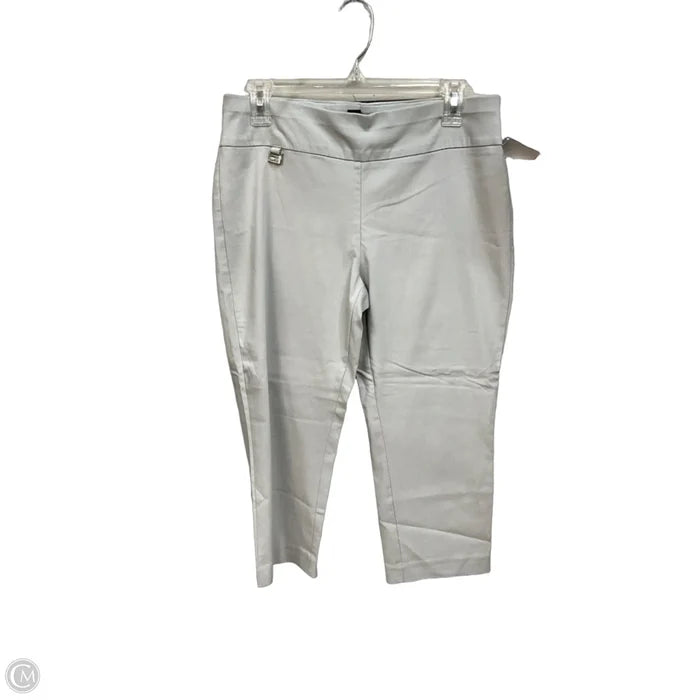 Capris By Alfani In Grey, Size: 12p