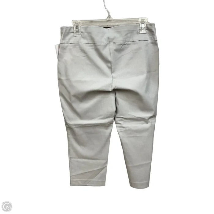 Capris By Alfani In Grey, Size: 12p