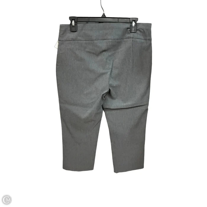 Capris By Alfani In Grey, Size: 12p