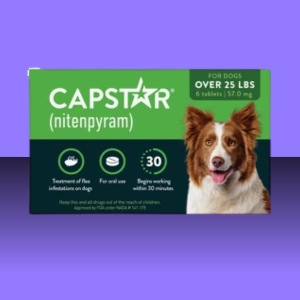 Capstar Flea Tab for Dogs 26-125# 6ct
