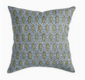 Carezza Moss Azure Throw Pillow
