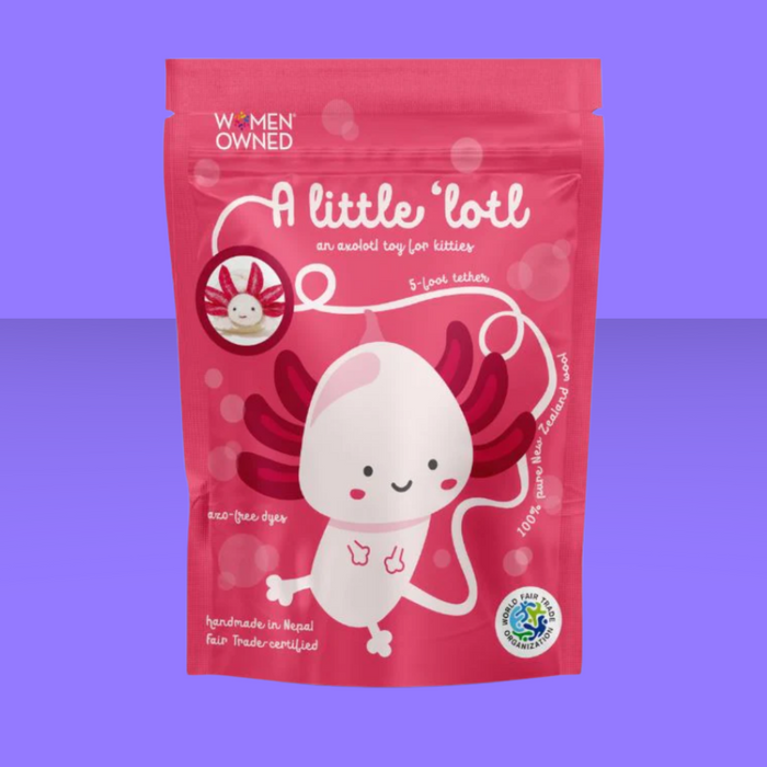 Cat in the Box Wool Axolotl with 5' Tail