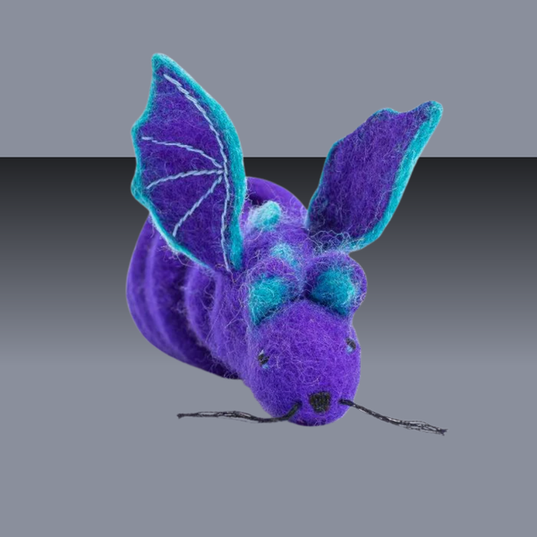 Cat in the Box Wool Mouse with 6' Tail Dragon