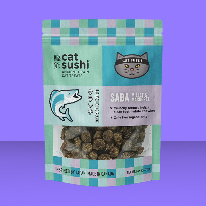Cat Sushi Saba Mackerel Puffs 2oz