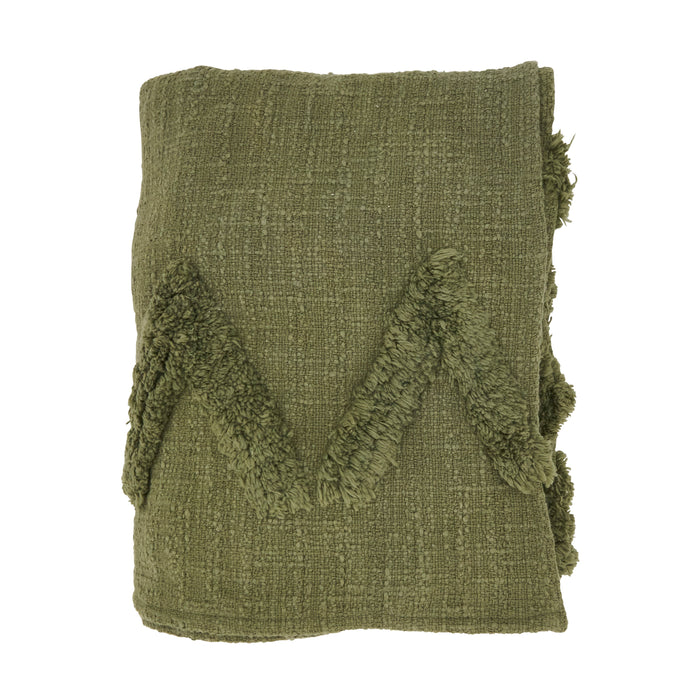 Chic Tufted Textured Throw - Nested Designs