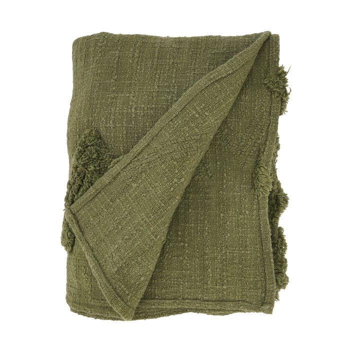 Chic Tufted Textured Throw - Nested Designs
