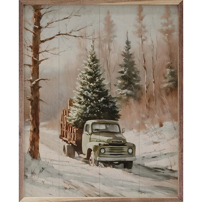 Christmas Tree Delivery Truck
