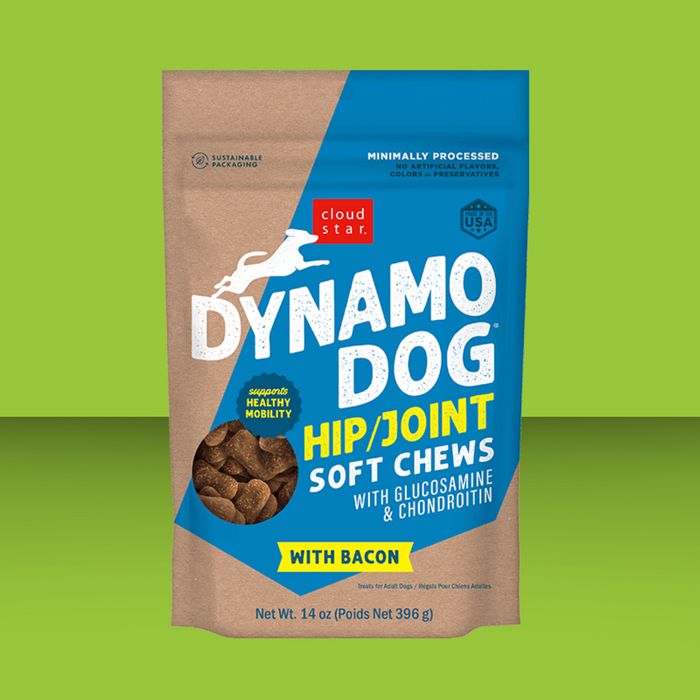 Cloud Star Dynamo Dog Hip & Joint Bacon 14oz