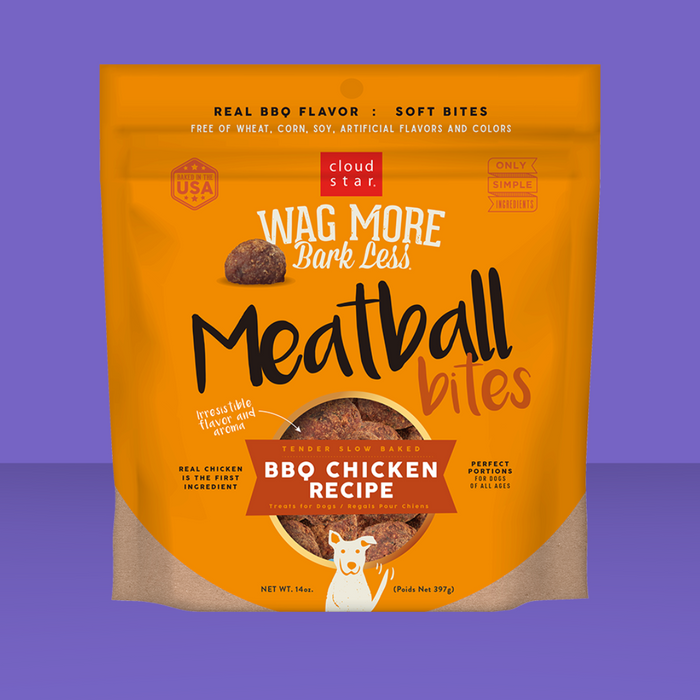 Cloud Star Wag More GF Chicken Meatball 14oz