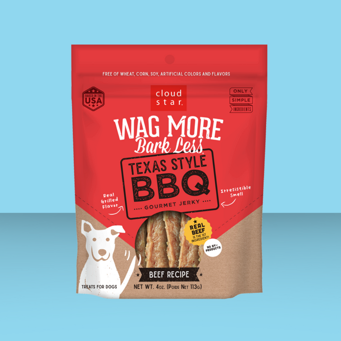 Cloud Star Wag More GF Jerky TX Beef 10oz