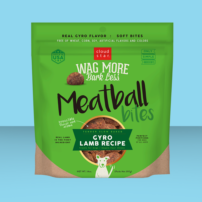 Cloud Star Wag More GF Lamb Meatball 14oz