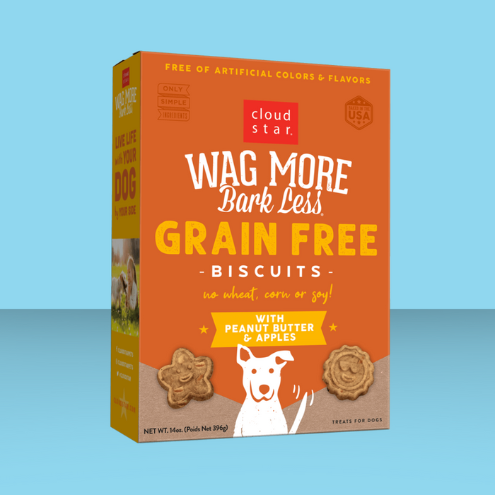 Cloud Star Wag More GF Peanut Butter & Apples 14oz