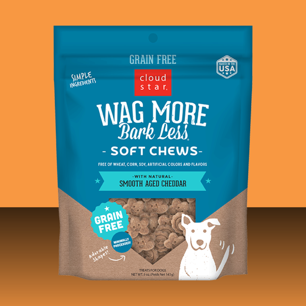 Cloud Star Wag More GF Soft & Chewy Cheddar 5oz
