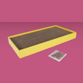 Coastal Pet Scratcher Yellow Rectangle