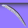 Cobalt Cat Catnip Toy Eel