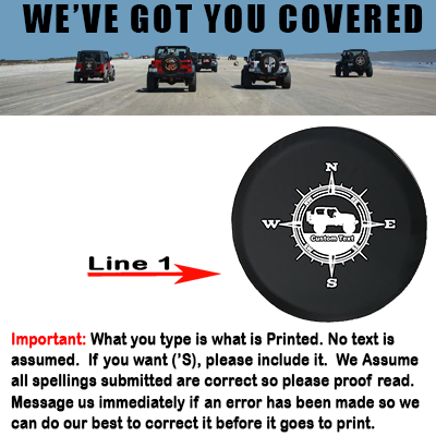 Compass American 4x4 Offroad - Personalized Spare Tire Cover