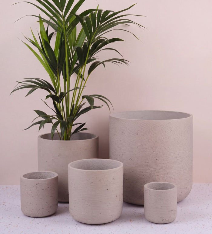 Concrete Pot range in stone