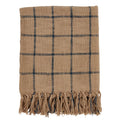 Cotton Checkered Throw Blanket - Nested Designs