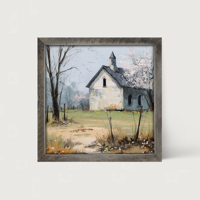 Country Church in Autumn