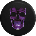 Cracked Purple Skull Jeep Liberty Tire Cover