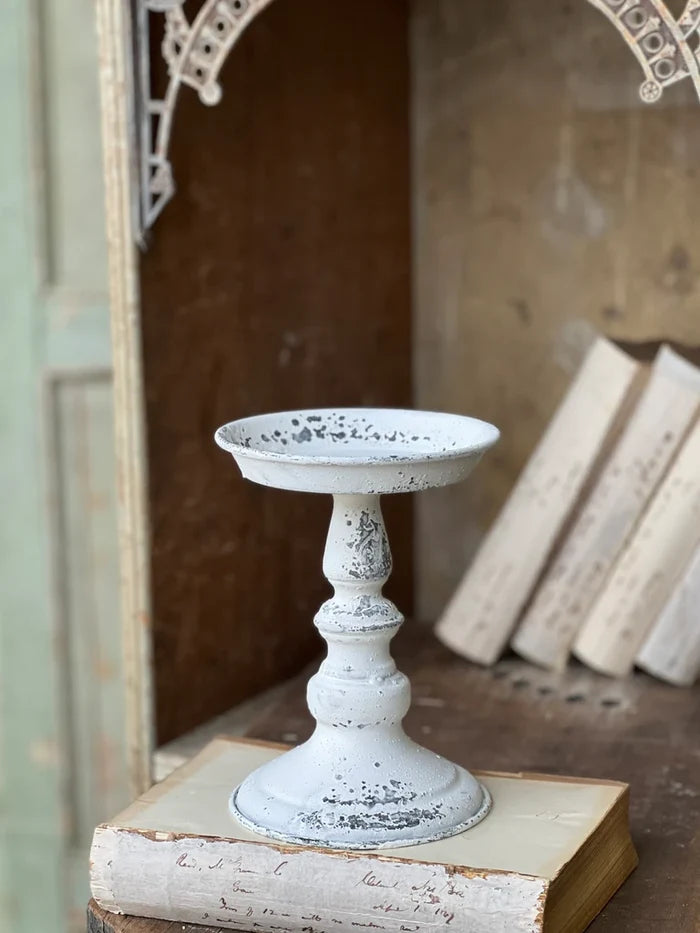 Cream Candle Holder