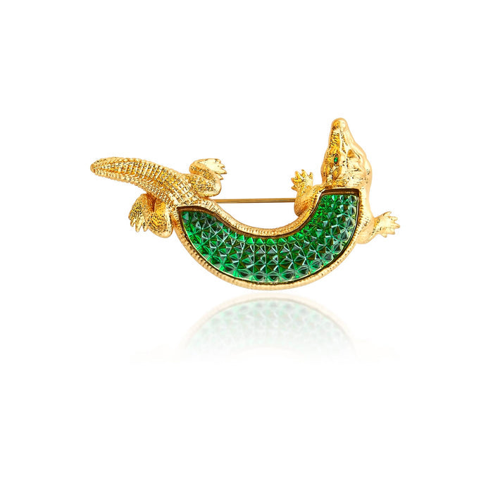 Crocodile Brooch