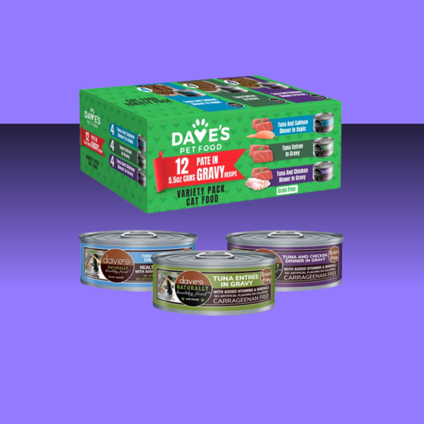 Dave's Healthy & Natural Pate in Gravy Variety Pack 5.5oz