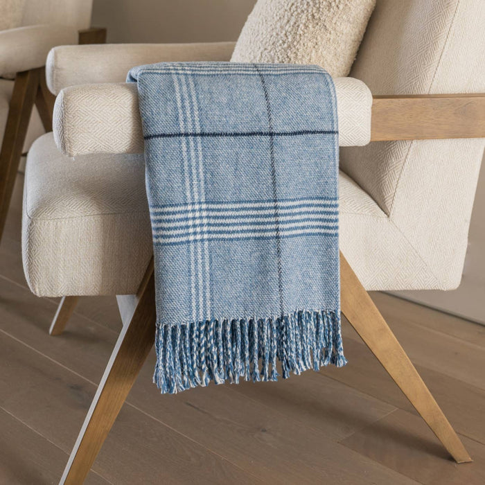 Windowpane Plaid Throw - Nested Designs