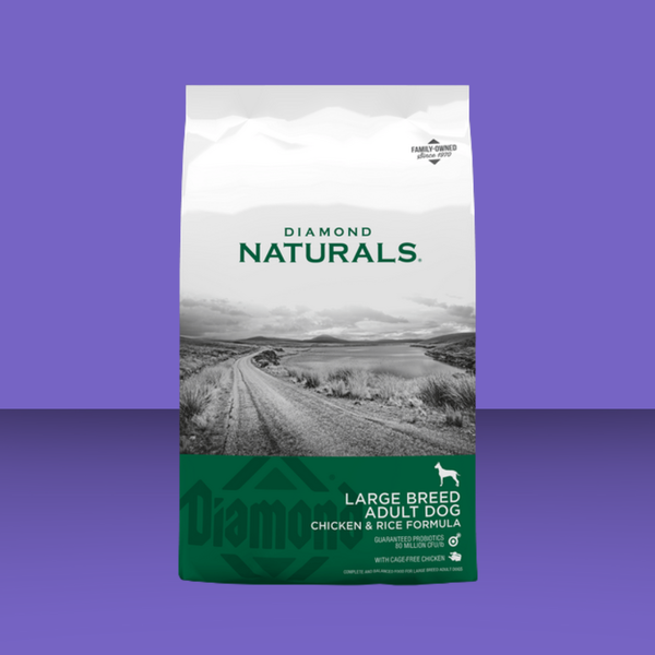 Diamond Naturals Large Breed Adult Chicken & Rice 40#