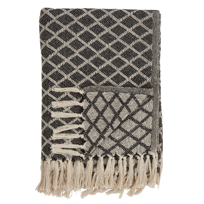 Diamond Tassel Throw - Nested Designs