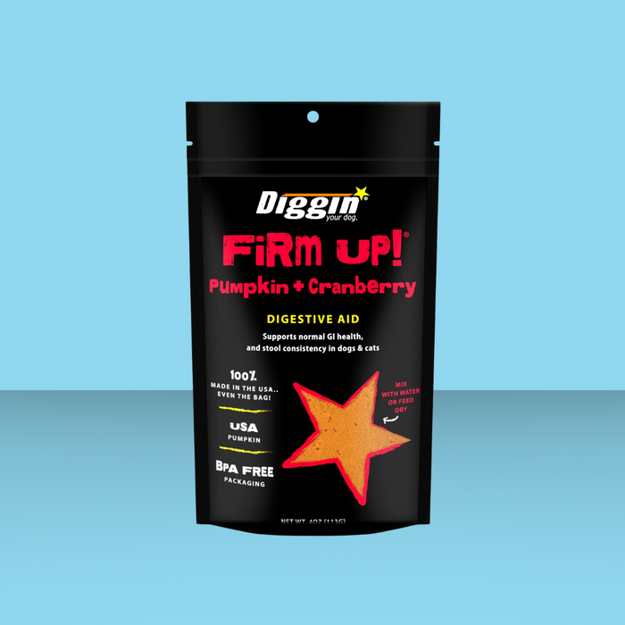 Diggin' Your Dog Firm Up! Pumpkin & Cranberry Supplement 4oz
