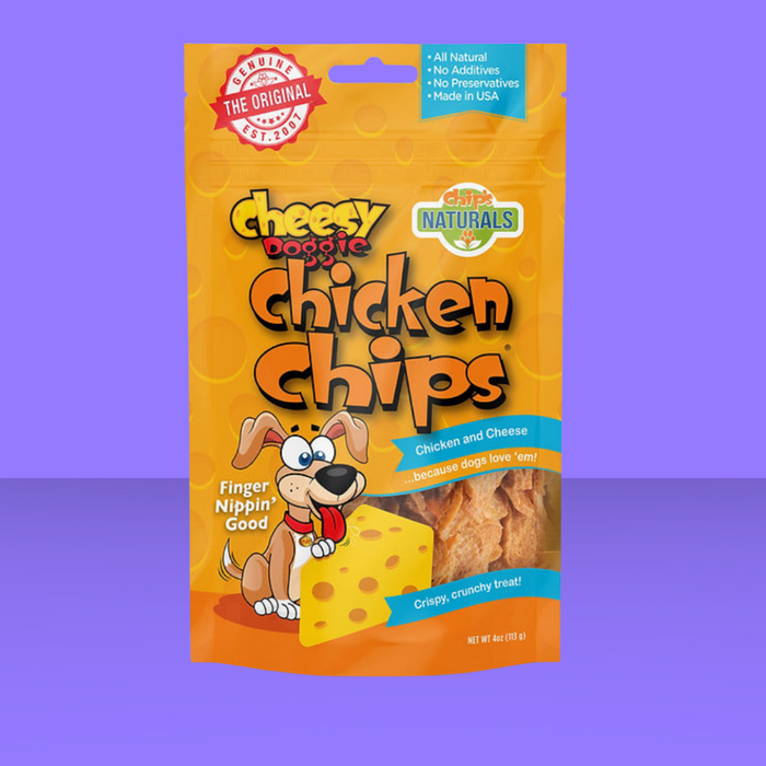 Doggie Cheesy Chicken Chips 4oz
