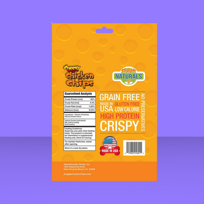 Doggie Cheesy Chicken Chips 4oz