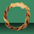 Dogginstix Braided Lamb Collagen Ring