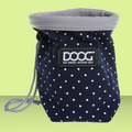 Doog Treat Pouch Navy with White Spots
